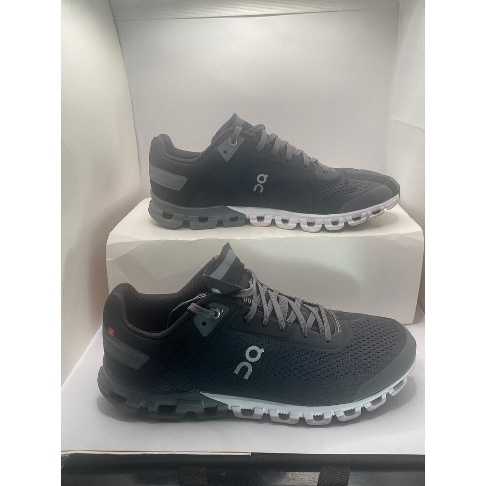 ON RUNNING Cloudflow Men shoe size Men 8.5 Athletics, 35.99238 Black/Asphault